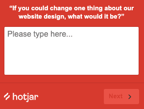 hypotheses user research #Asking on-site open-ended questions with Hotjar Surveys is a great way to gather honest user feedback