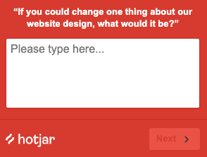 #Asking on-site open-ended questions with Hotjar Surveys is a great way to gather honest user feedback 