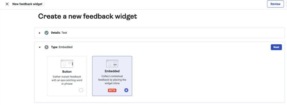 #How to create an embedded feedback widget in Hotjar