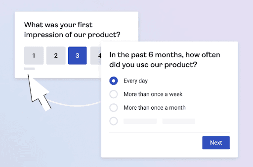 a product feedback survey