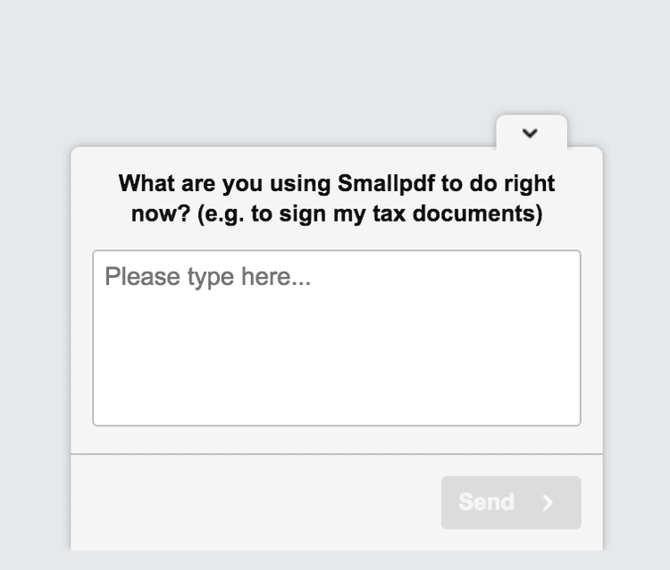 <#One of the 5 survey questions Smallpdf asked their users