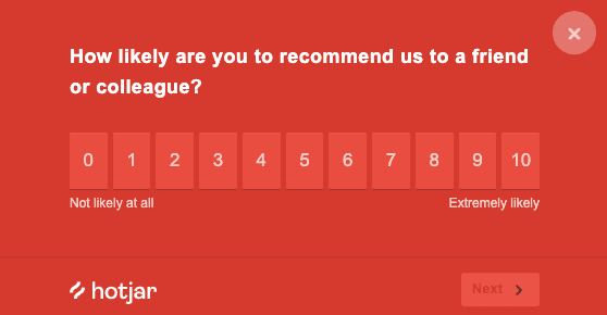 hypotheses user research #Asking your customers, 'How likely are you to recommend us to a friend or colleague?' helps calculate Net Promoter Score and gauges user satisfaction