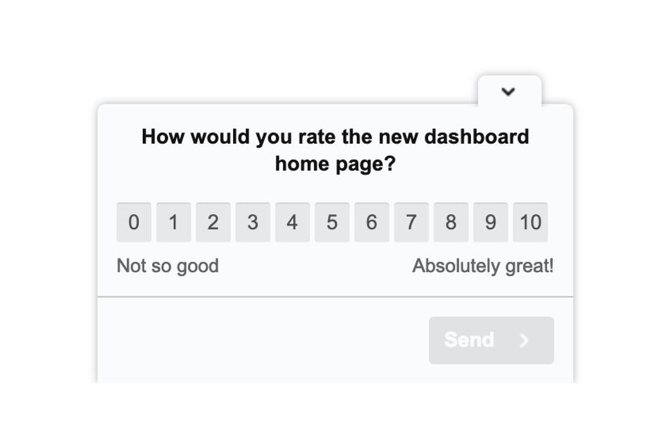 <#Razorpay asked users to rate their experience with the new dashboard
