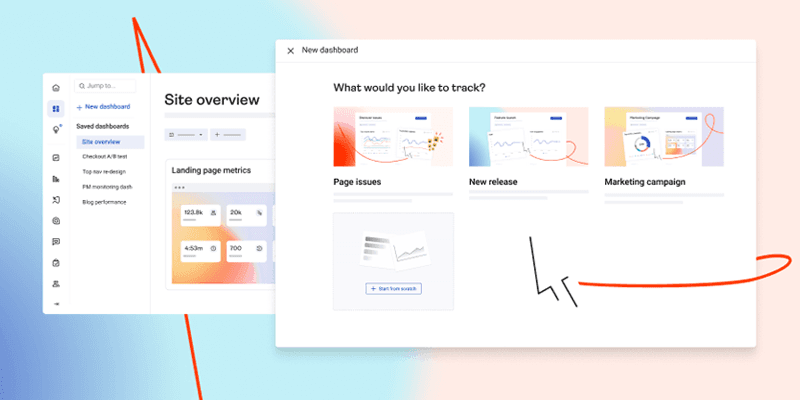 #Create and customize unlimited dashboards in seconds. Monitor a new feature, analyze product performance, track a campaign, and identify issues—fast. 