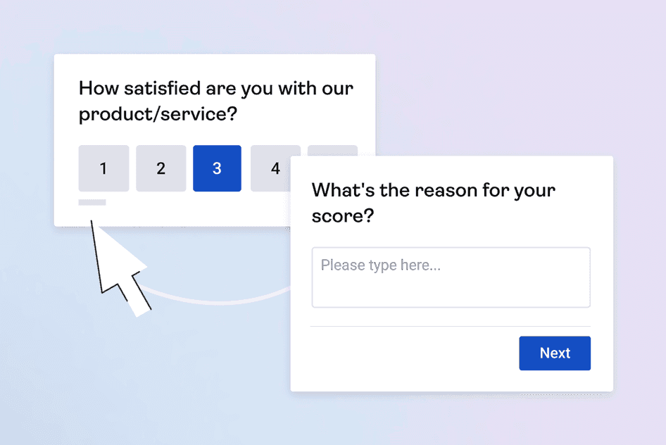 #Hotjar’s CSAT survey asks customers to rate their experience with your product on a scale of 1–5