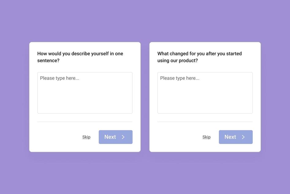 #Asking for written feedback through Hotjar Surveys helps you find out how your users feel about your product and whether or not they want to see specific improvements