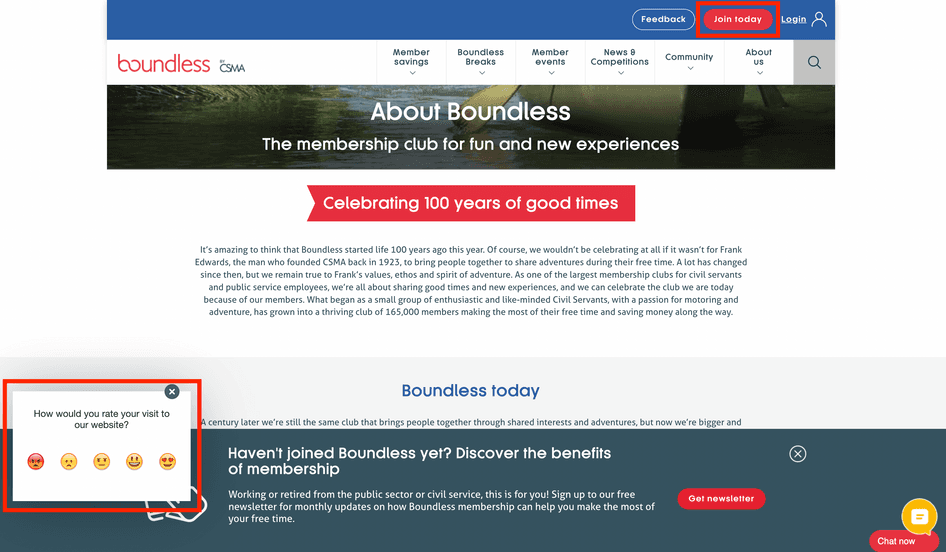 #Boundless asks for feedback across its entire platform to stay in tune with changing user needs and preferences