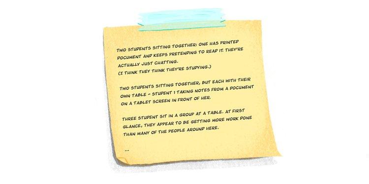 research project online advertising #Sample of field notes taken by Smallpdf