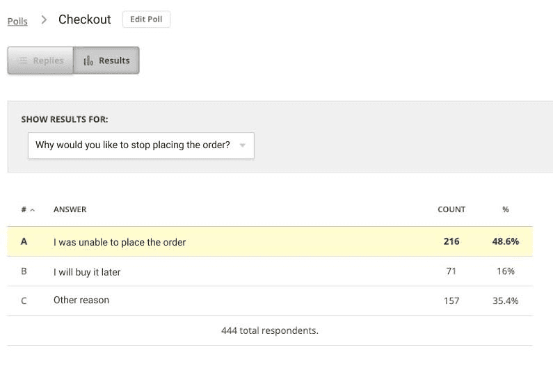 #Hotjar’s exit-intent popup helps collect qualitative feedback to understand why customers are leaving.
