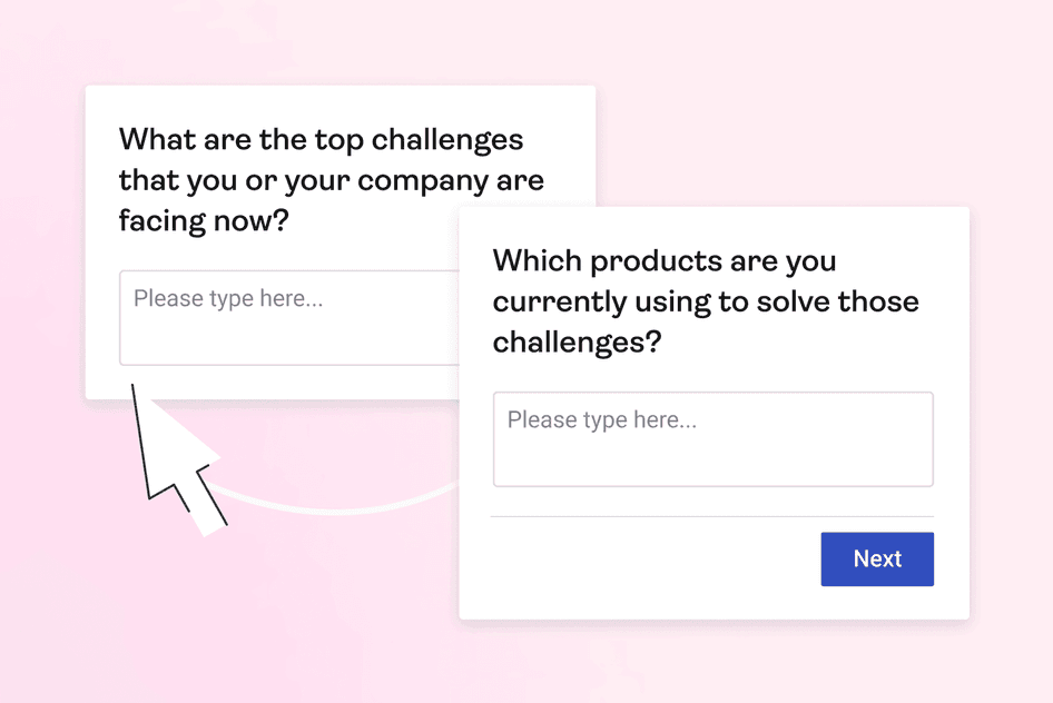 #An example of a Hotjar open-ended popup survey