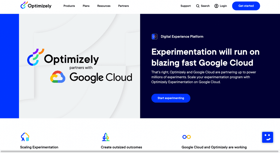 #Optimizely helps enterprise-level businesses perform and scale their website experimentation programs. Source: optimizely.com
