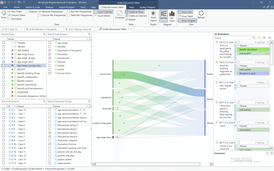 data analysis tools used in qualitative research #Survey analysis with ATLAS.ti