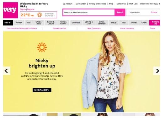 #Knowing what customers are looking for allows this ecommerce site to personalize users’ home pages and show them selected products, ads, and offers 