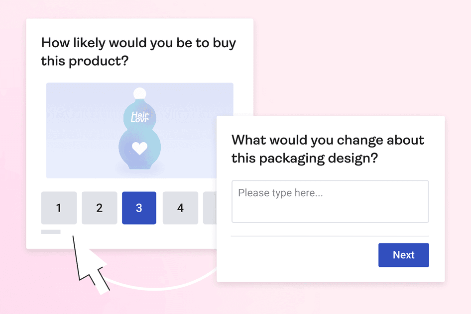 #Create a packaging design test with Hotjar Surveys