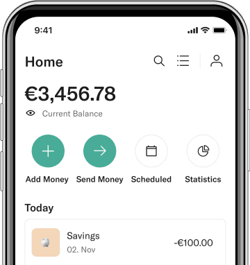 #Simple, icon-driven UX design on the N26 mobile app. Image source: n26.com