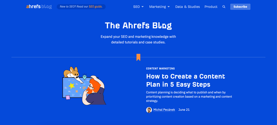 #The Ahrefs marketing team focuses on creating blogs, videos, and courses that explain the benefits of using the product to their likely users
